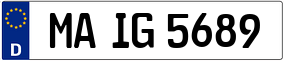 Truck License Plate